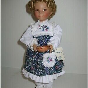 Cottage core Goldilocks EDWIN KNOWLES porcelain doll Heroins from the fairy tale